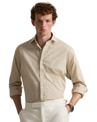 Classic Fit Glen Plaid Poplin Shirt