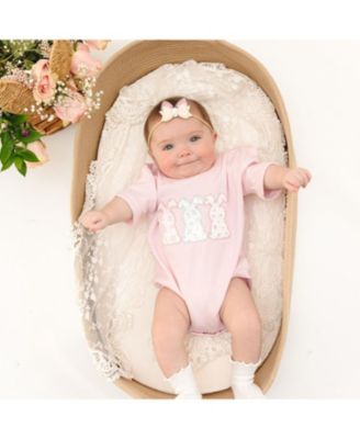 Girls' Shaker Easter Bunny Ear Bow Baby Headband - Baby