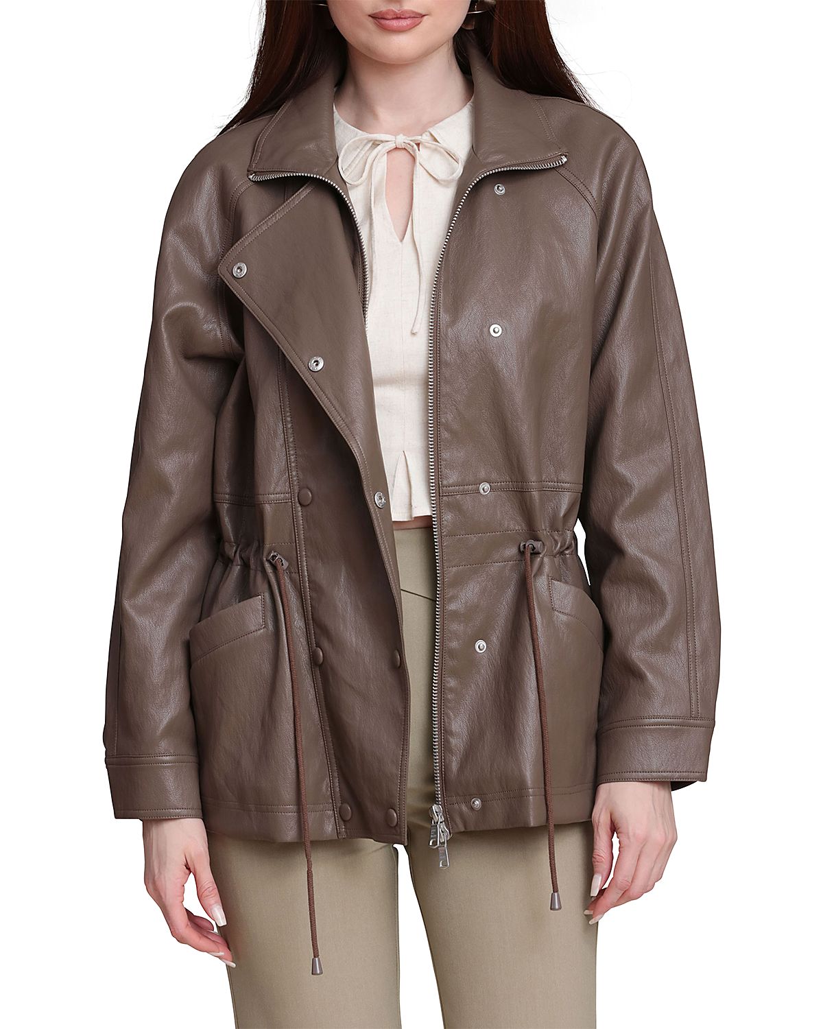 Avec Les Filles Slouchy Anorak Jacket