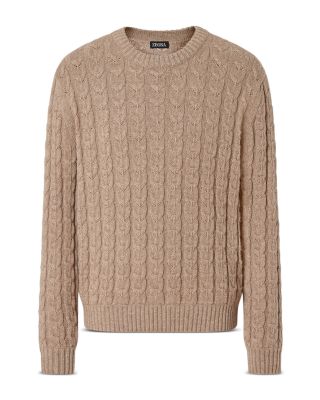 Linen Cashmere & Silk Crewneck Sweater