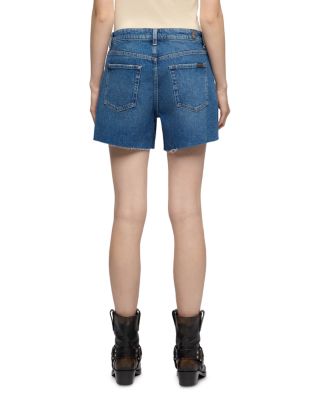 Monroe Long Denim Shorts in Explorer