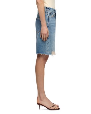 Lola Denim Shorts in Wave