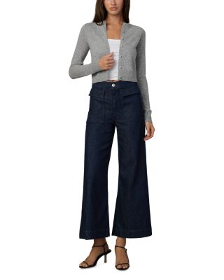 The Irina High Rise Wide Leg Jeans in Rinse
