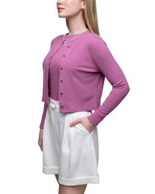 Classic T Shirt Cardigan Sweater 