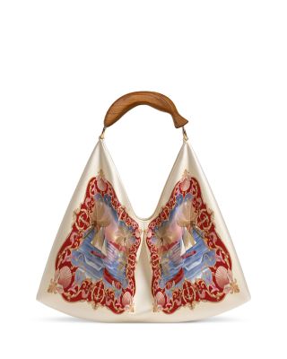 Satin Scarf Medium Bag