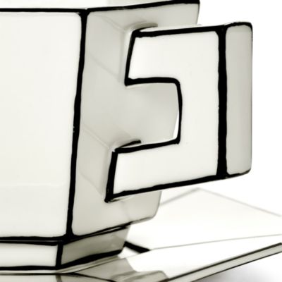 Carte Blanche Cappuccino Cup & Saucer