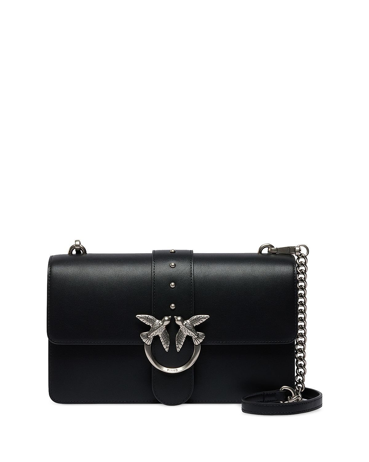 Pinko Love One Classic Leather Crossbody