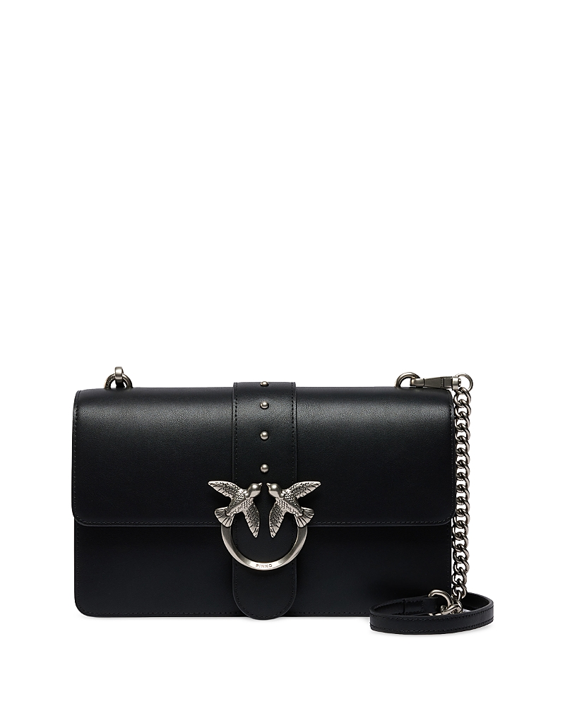 Pinko Love One Classic Leather Crossbody