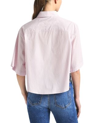 Ember Cropped Button Shirt