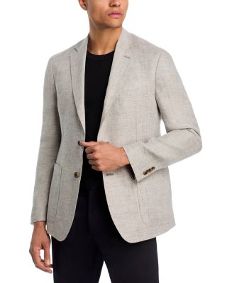 The Men's Store at Bloomingdale's Linen Melange Solid Regular Fit Extra-Soft Jacket - Exclusive