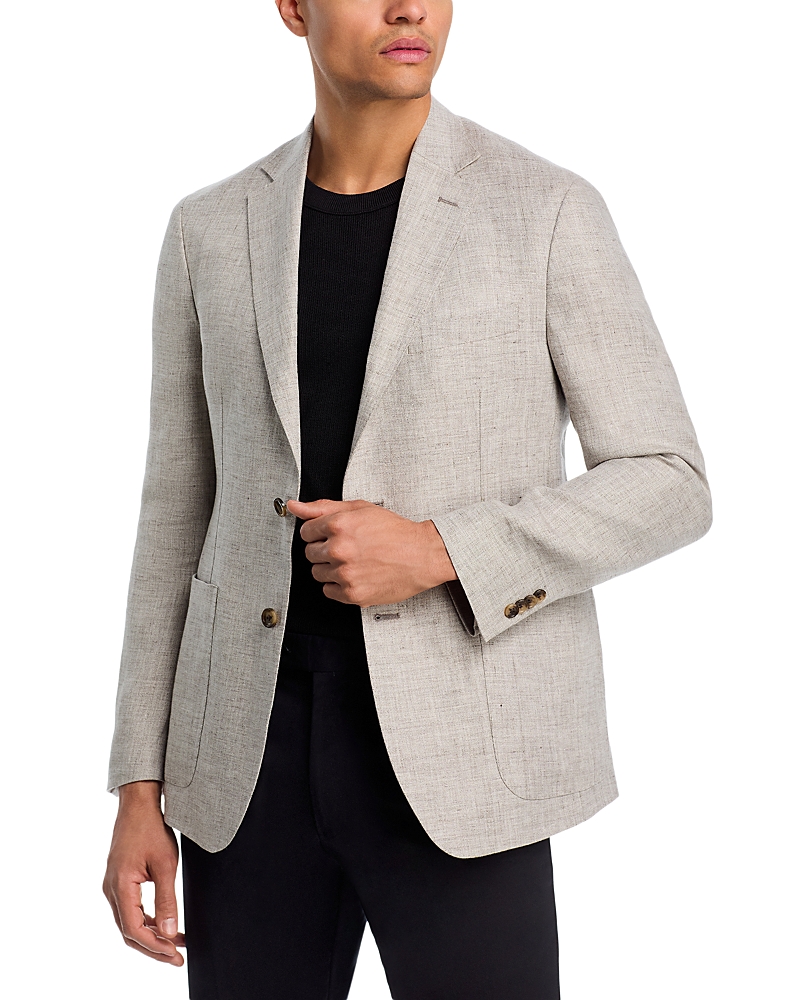 The Men's Store at Bloomingdale's Linen Melange Solid Regular Fit Extra-Soft Jacket - Exclusive