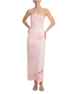 Rayna Appliqu&eacute; Bustier Maxi Dress