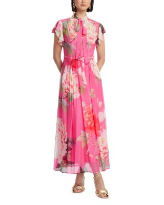 Grace Flutter Sleeve Midi Dress