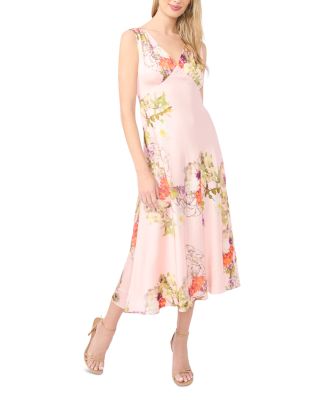 Alina Plunge Midi Dress