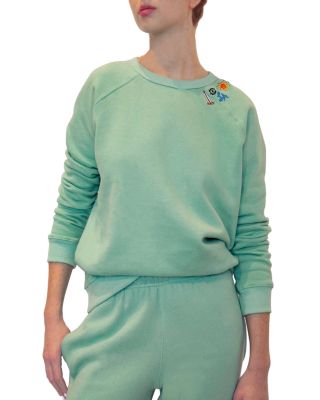 Mini Embroidered Crewneck Pullover & Classic Sweatpants