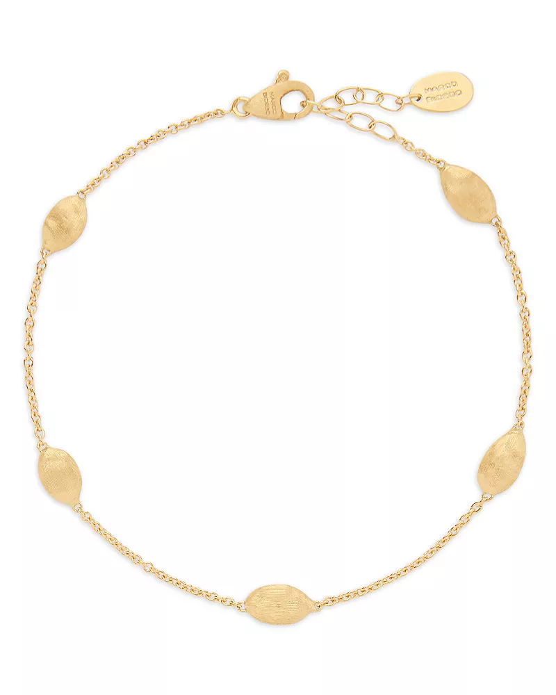 Marco Bicego 18K Yellow Gold Siviglia Textured Link Chain Bracelet