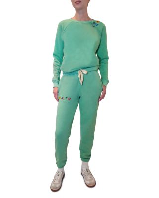 Mini Embroidered Crewneck Pullover & Classic Sweatpants