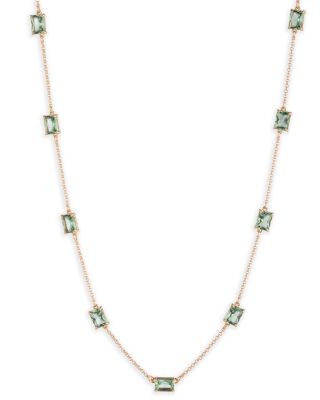 Station Collar Necklace, 16"