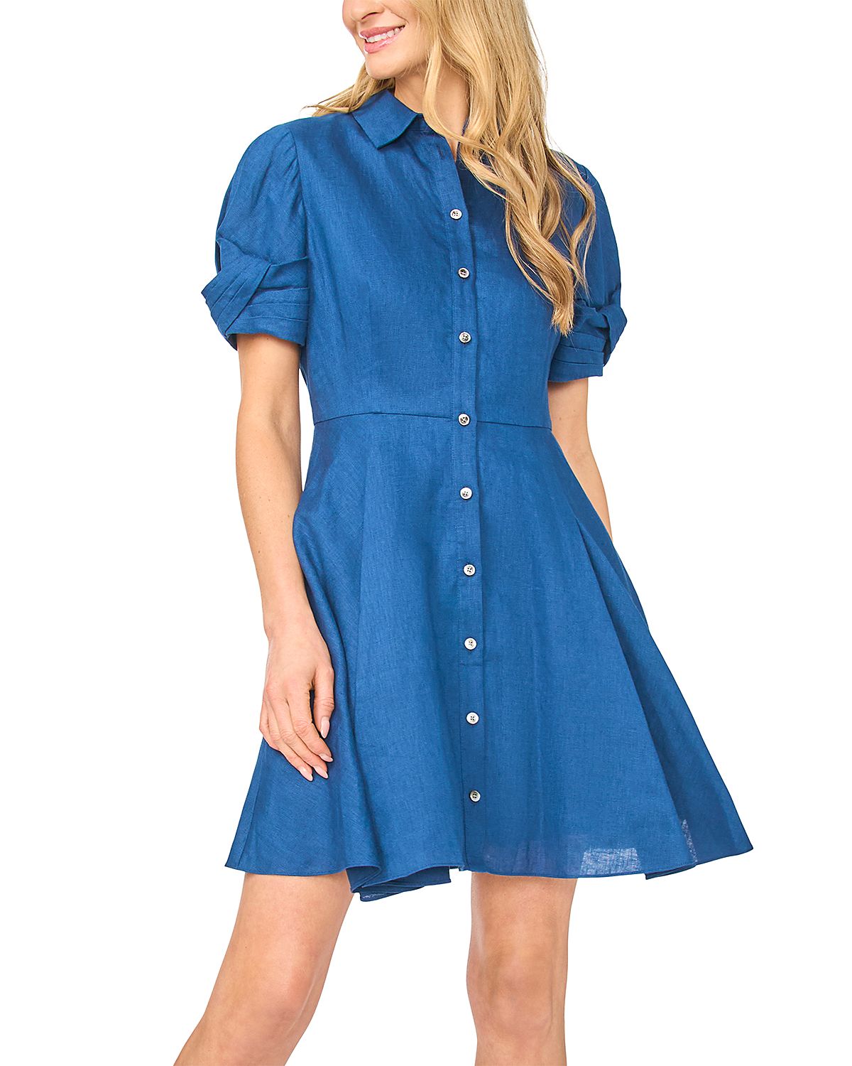 Ted Baker Stina Twist Sleeve Flared Mini Dress