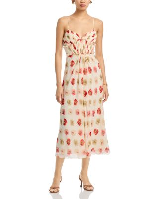 Floating Poppies Carline Dress