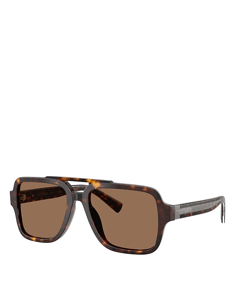 Dolce & Gabbana Aviator Sunglasses, 56mm · OS