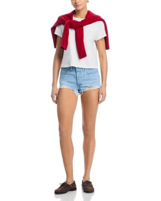 501 Micro High Rise Jean Shorts in Ojai Luxor Heat