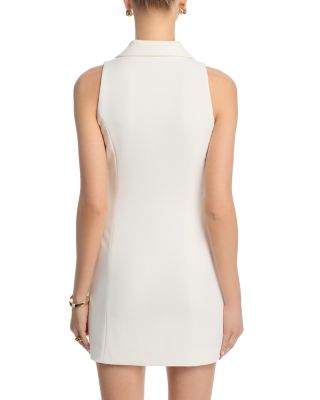 Whisper Double Breasted Halter Minidress