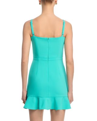 Whisper Frilled Hem Minidress