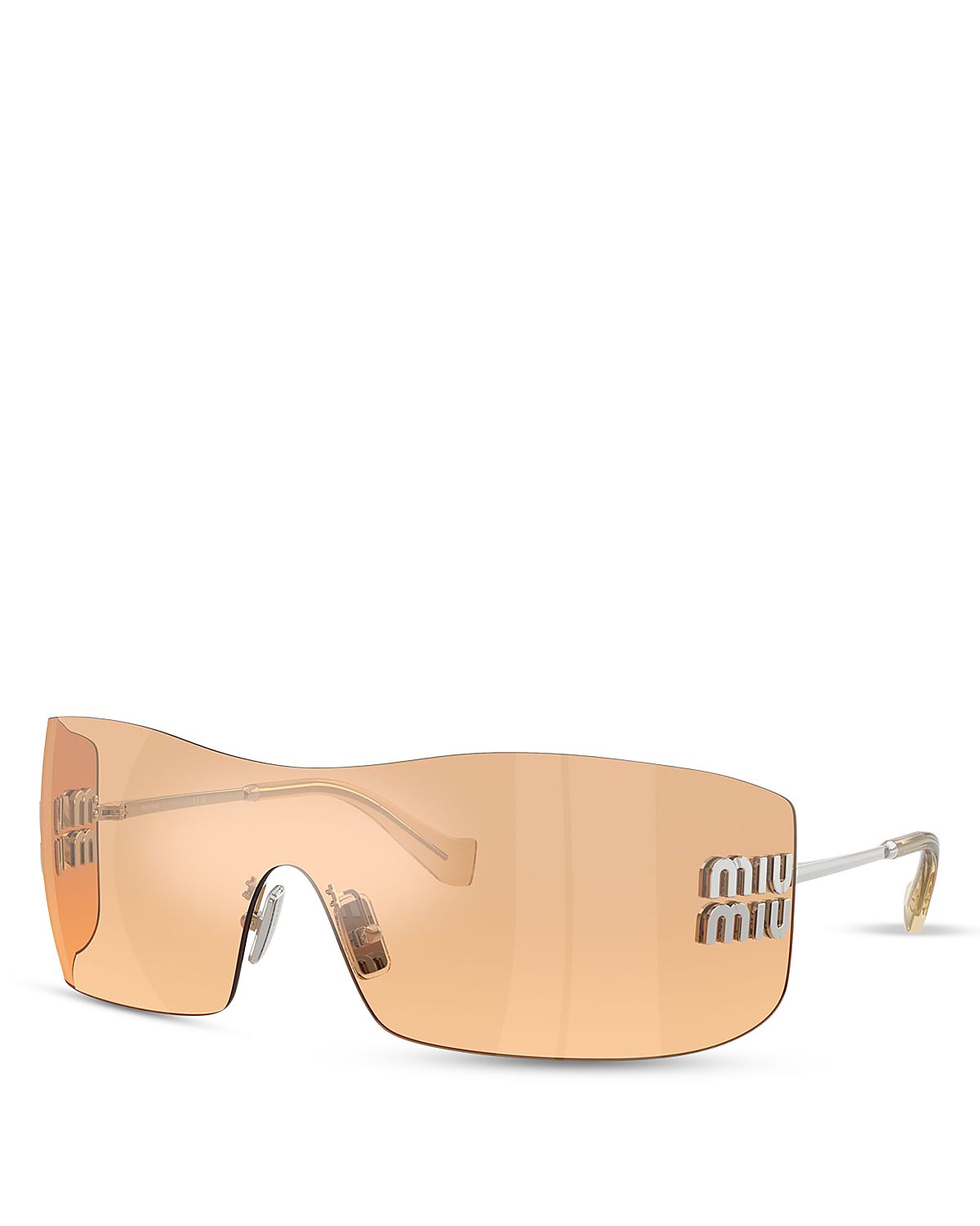 Miu Miu Rectangular Sunglasses, 44mm