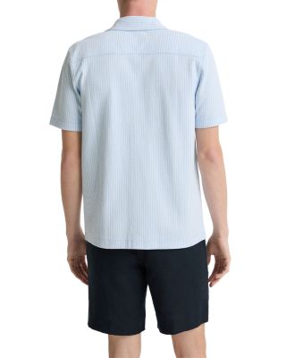 Seersucker Stripe Short Sleeve Cabana Shirt