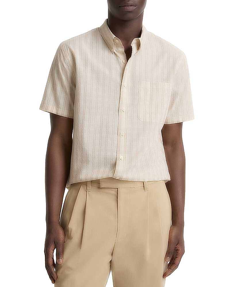 Vince Corbin Stripe Short Sleeve Shirt