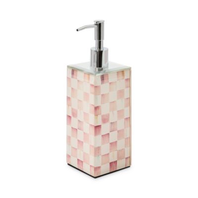 Rosy Check Glass Soap Pump