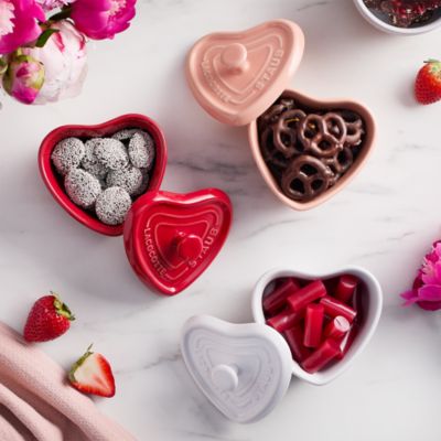Mini Heart Cocotte, Set of 3