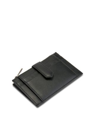 Zippered Compact Card Case Wallet