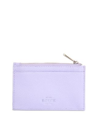 Zippered Compact Card Case Wallet
