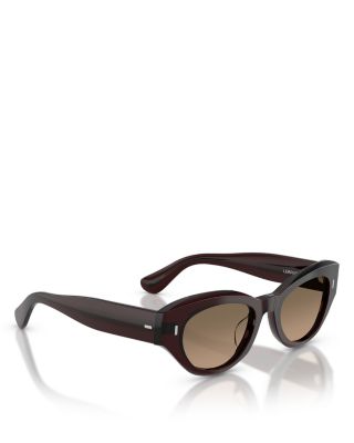 Lerrue Oval Sunglasses, 50mm