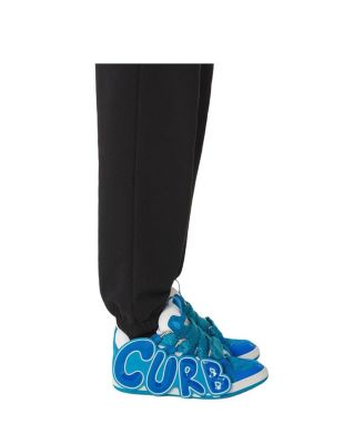  Unisex Curb Patch Sneakers In Leather