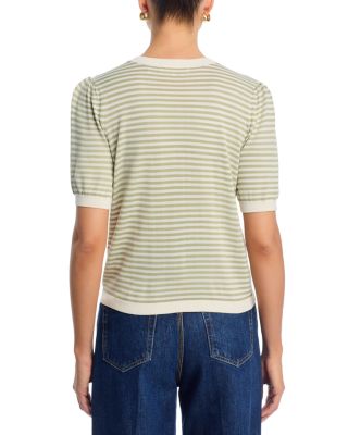 The Striped Gather Sweater