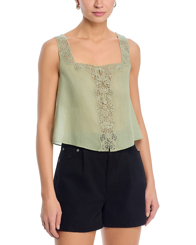 Frame The Embroidered Tank Top