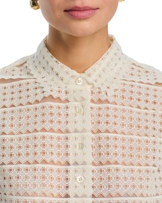 The Lattice Crochet Top