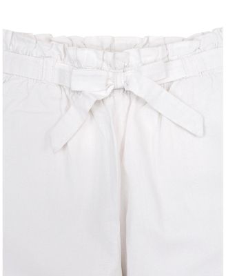 Girls' Linen Paper Bag Tie-Waist Pant - Little Kid, Big Kid