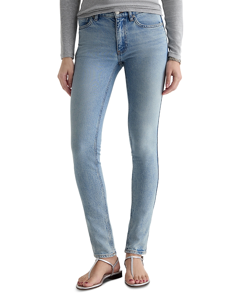 Ag Quinn Low Rise Skinny Jeans in Angelic
