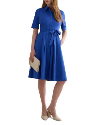 Brigitta Concealed Button Shirt Dress