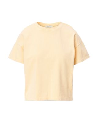 Distressed Washed Kelly Boxy Tee