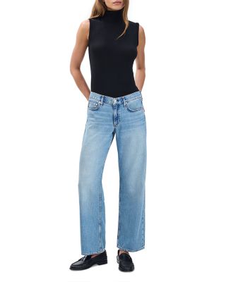 Saige Low Rise Ankle Straight Jeans in Ludlow