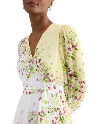 Ariel Silk Floral Dress