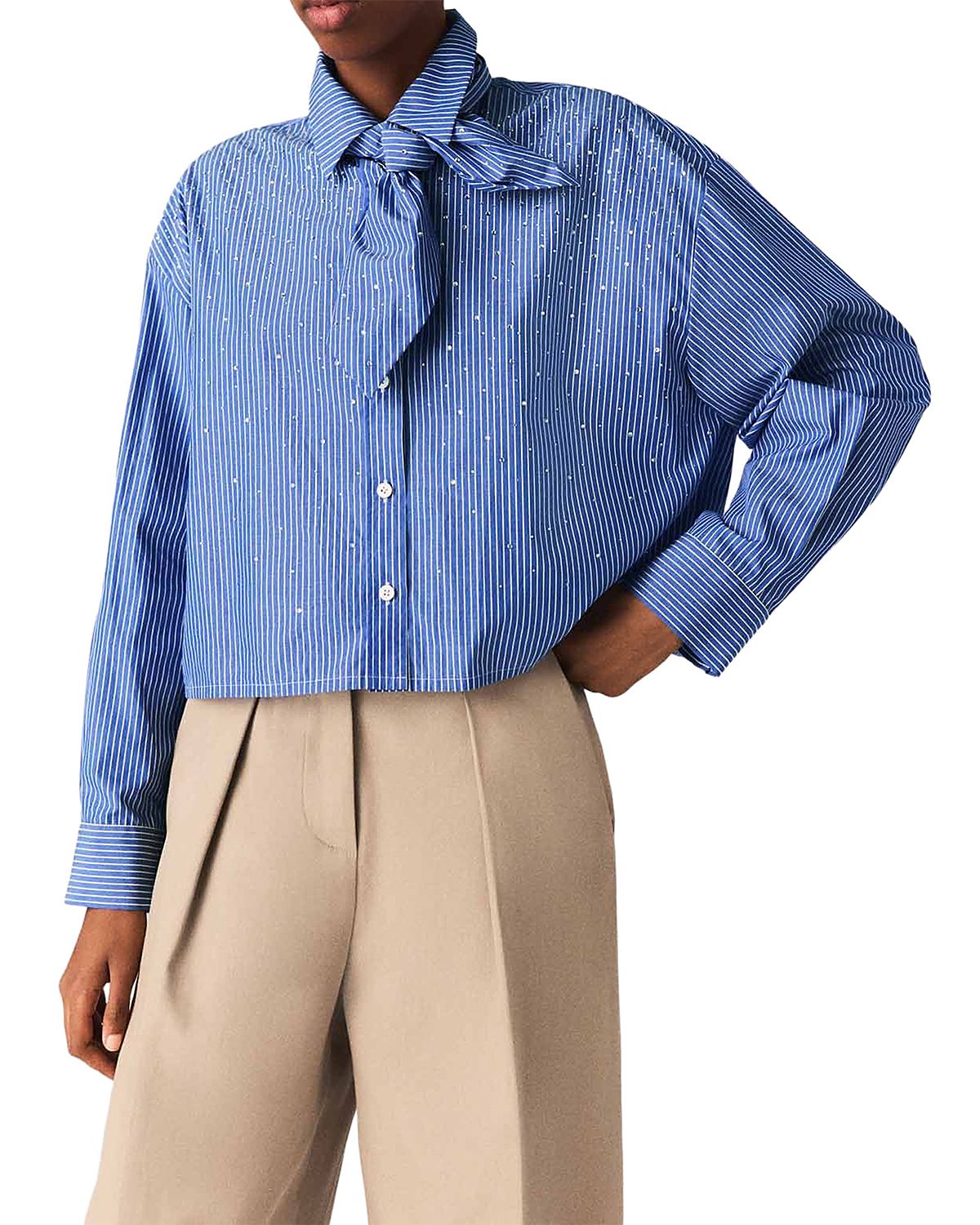 Maje Shirt with Removable Handkerchief