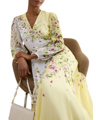 Ariel Silk Floral Dress