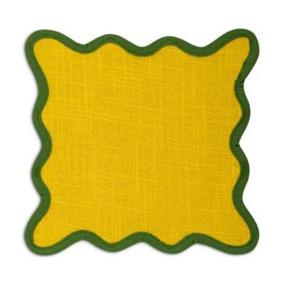 Scallop Cocktail Napkins: Set of 4