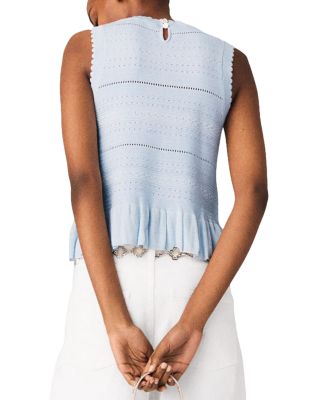 Ruffled Knit Top